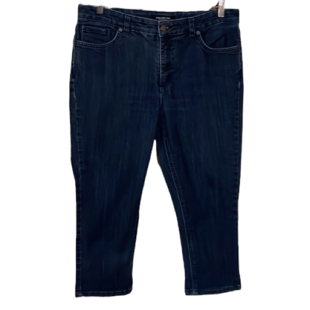 Jones New York Dark Wash Capri Jeans Size 12